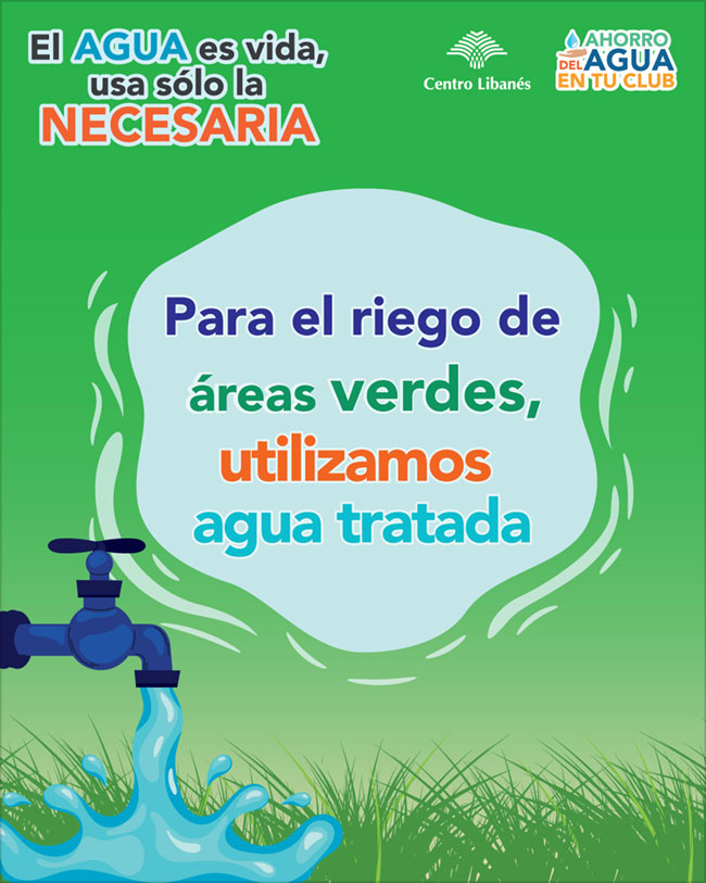 AHORRO DEL AGUA Centro Libanés